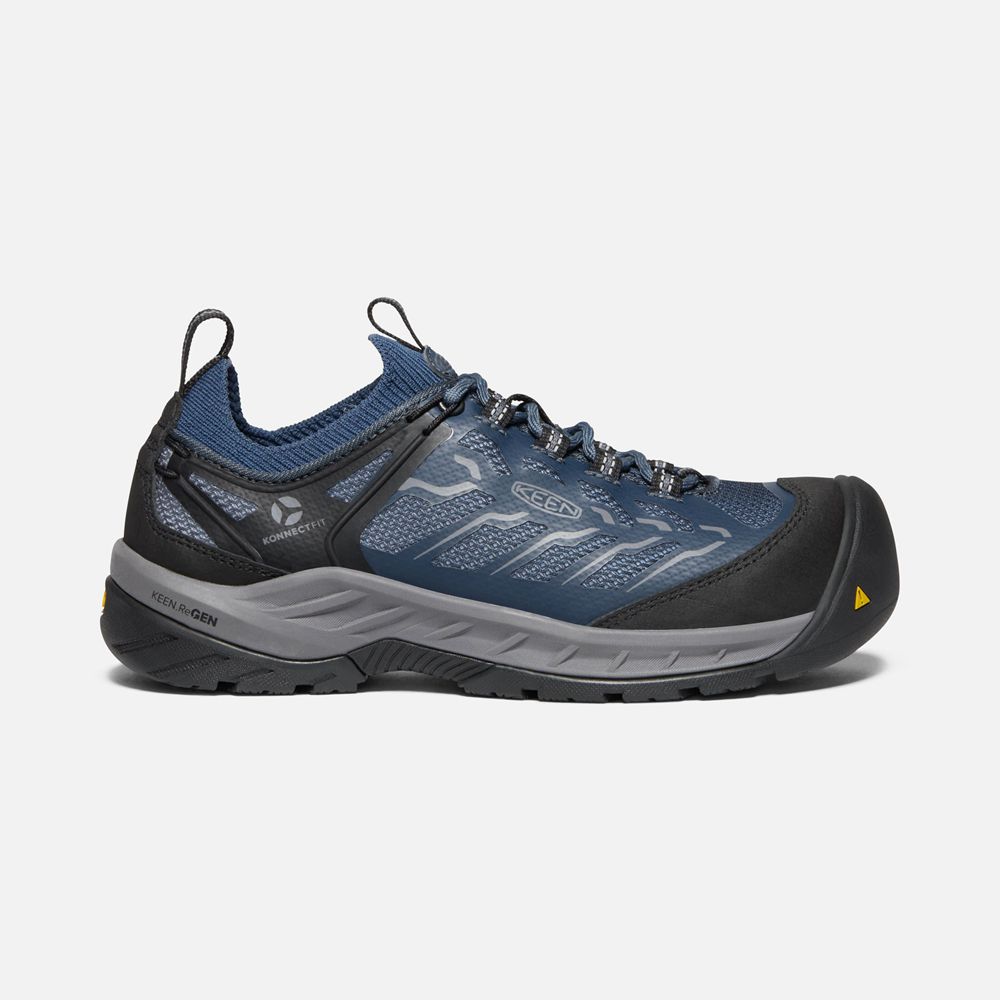 Chaussures de Travail Keen Femme Bleu Marine/porno | Flint Ii Sport (Carbon-Fiber Toe) | GCYKD-8905